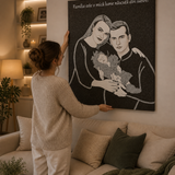 Tablouri personalizate cu sclipici