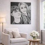 Tablouri personalizate cu sclipici