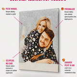 tablouri personalizate cu sclipici colorat