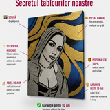 Tablouri personalizate cu foita de aur si sclipici