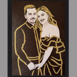 Tablou personalizat cu sclipici