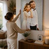 tablouri personalizate cu sclipici colorat