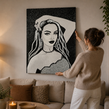 Tablouri personalizate cu sclipici