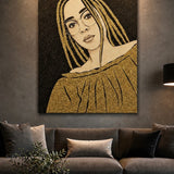 Tablouri personalizate cu sclipici