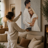 tablouri personalizate cu sclipici colorat