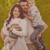 Tablou Color cu Sclipici