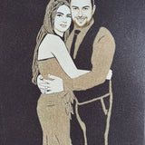 Tablou personalizat cu sclipici