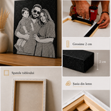 Tablouri personalizate cu sclipici